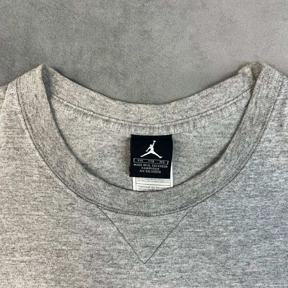 Vtg Air Jordan The Best on Earth The Best on Mars T-Shirt Mens XXL Gray
